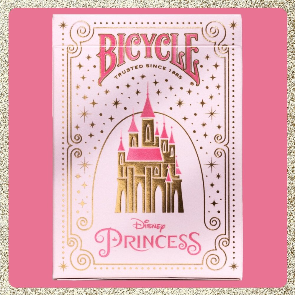 👑 Bicycle x Disney Princess Pink Edition NIB